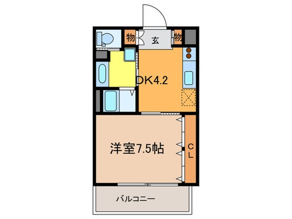 ハイツパルシェ南館の物件間取画像